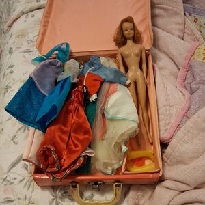 Vintage midge Doll with Clothing Boots Comb